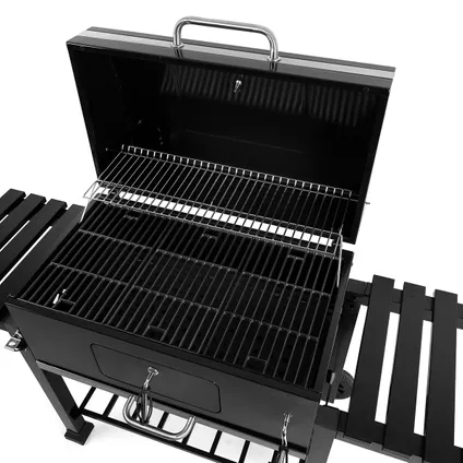 Barbecue À Charbon Patton C2 Charcoal Chef Xl - Noir - 160x60x130cm (6)