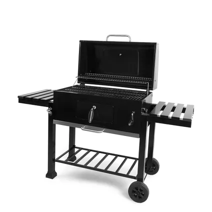Barbecue À Charbon Patton C2 Charcoal Chef Xl - Noir - 160x60x130cm (7)