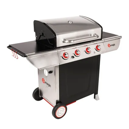 Barbecue À Gaz Somagic Manhattan 400gpi 4 Brûleurs 14kw (1)