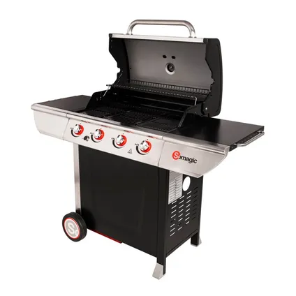 Barbecue À Gaz Somagic Manhattan 400gpi 4 Brûleurs 14kw (10)