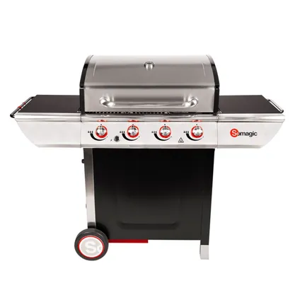 Barbecue À Gaz Somagic Manhattan 400gpi 4 Brûleurs 14kw (2)