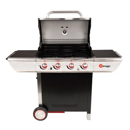 Barbecue À Gaz Somagic Manhattan 400gpi 4 Brûleurs 14kw (9)
