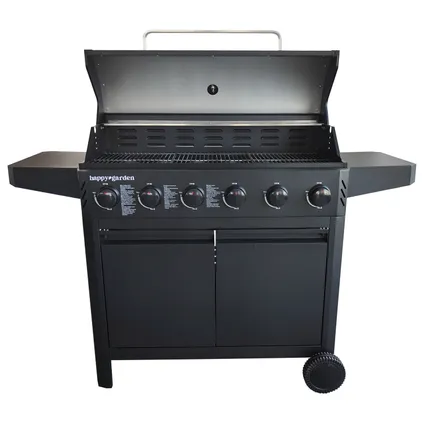 Barbecue Au Gaz Happy Garden Izalco 6 Brûleurs 15kw (1)