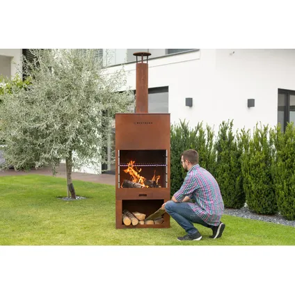 Barbecue Et Cheminée Westmann Brun Rouille - 41x70x229 Cm Wmlg610-b (3)