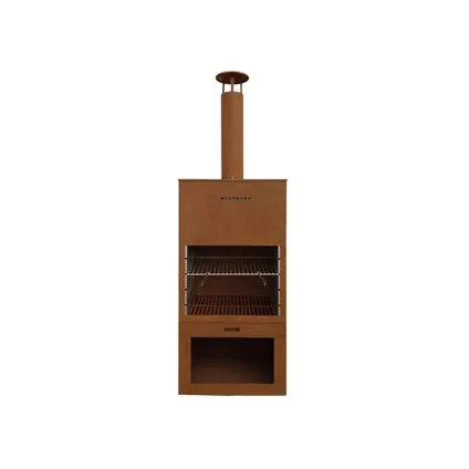 Barbecue Et Cheminée Westmann Brun Rouille - 41x70x229 Cm Wmlg610-b
