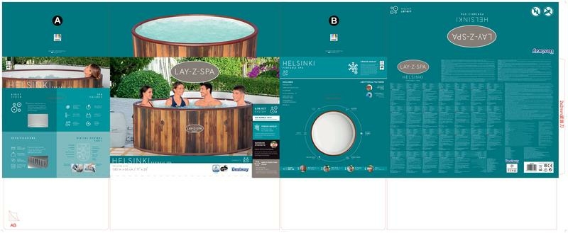 Bestway® Spa Gonflable Lay-z-spa Helsinki - ø 180 X 66 Cm (6)