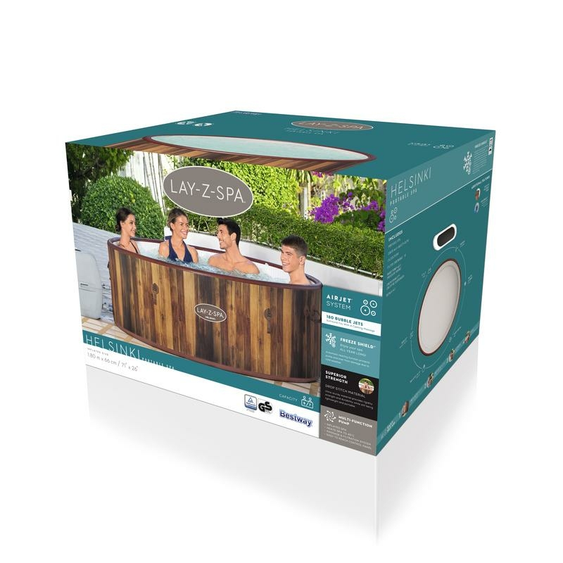 Bestway® Spa Gonflable Lay-z-spa Helsinki - ø 180 X 66 Cm (7)
