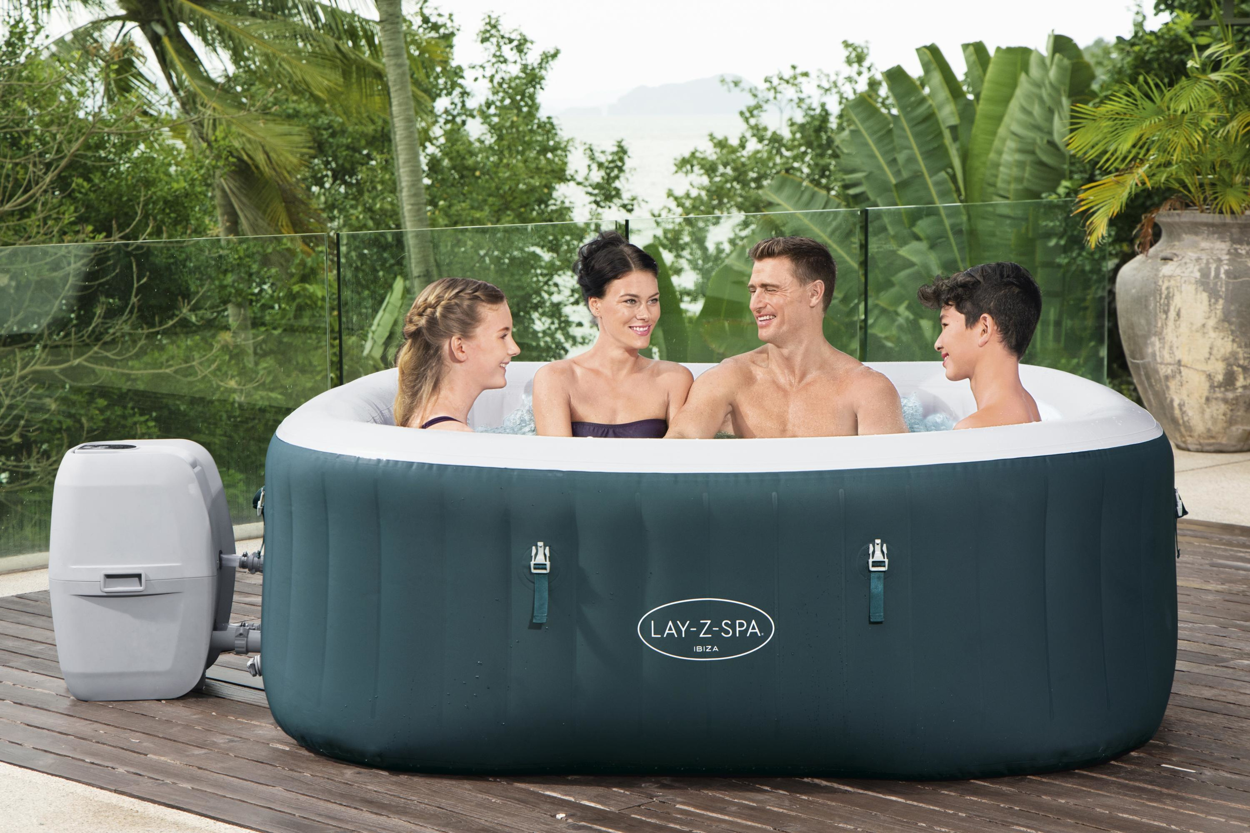 Bestway® Spa Gonflable Lay-z-spa Ibiza - 180 X 180 X 66 Cm (7)