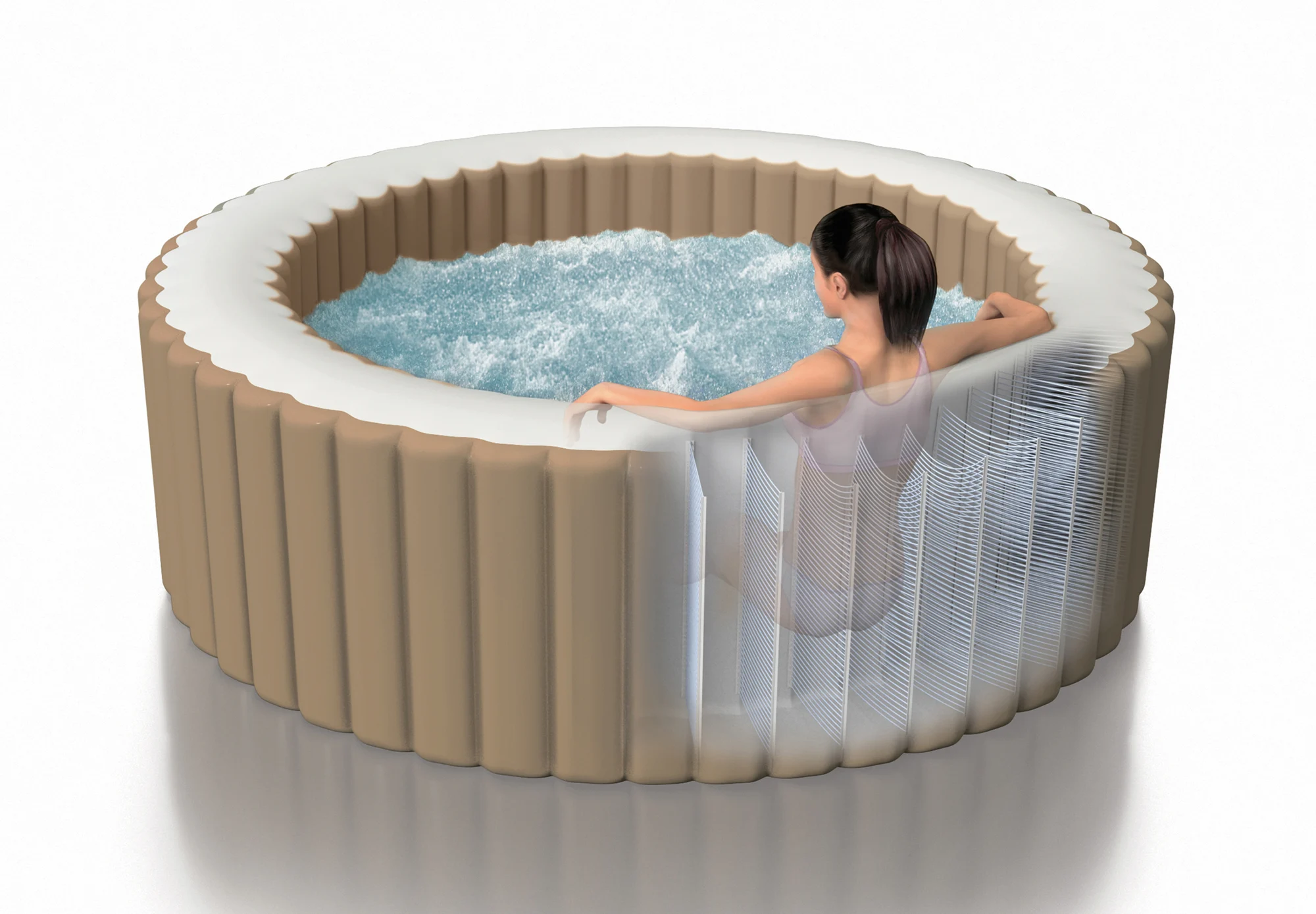 Intex Pure Spa 4 Personnes 196x71 Cm (1)
