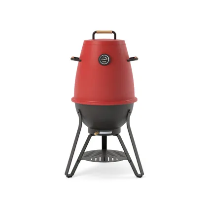 Kandu Cooking 41 Système De Cuisson - Rouge Flamme - Cuisson Verticale Bbq - Diamètre 58 X H95 Cm