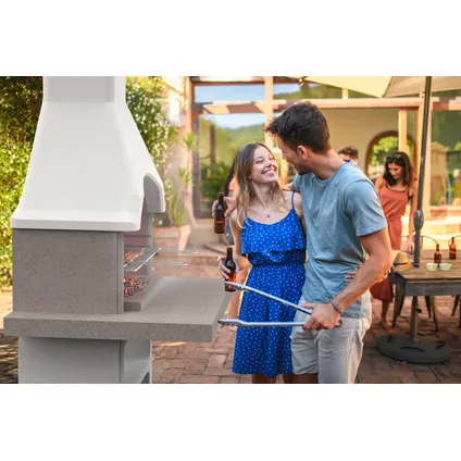 Sarom Fuoco - Barbecue En Béton - Adige - 80 X 103 X 212 Cm (2)