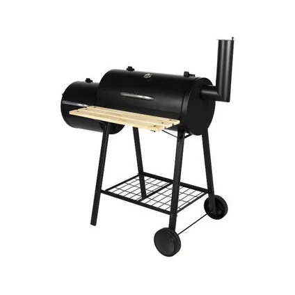 Somagic Barbecue Fumoir Charbon De Bois 2 Grilles De Cuisson Thermomètre